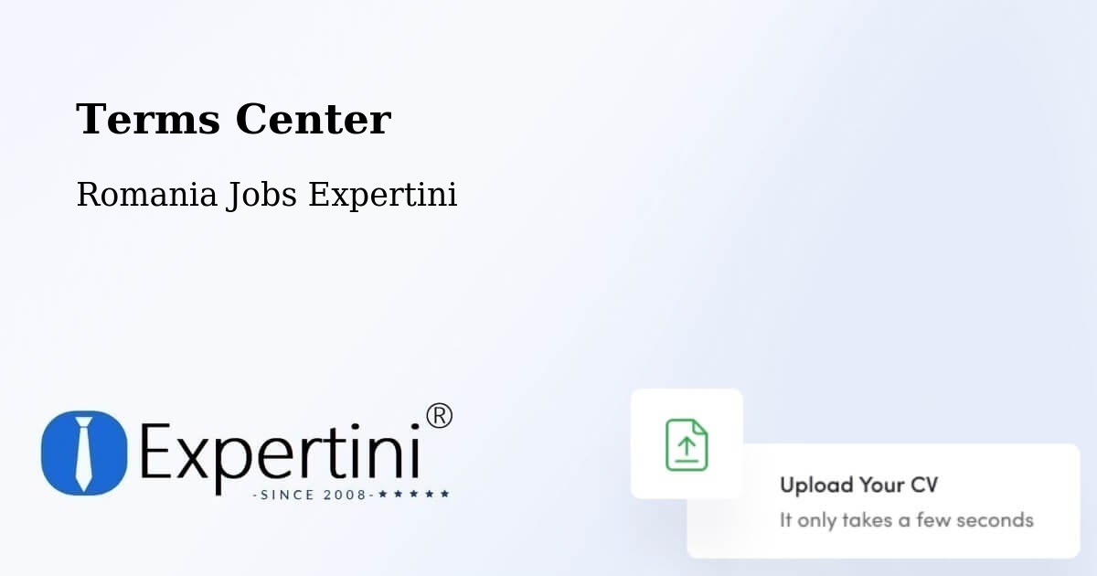 Terms of Service – Siliştea - Romania Jobs Expertini